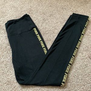 NWT PINK leggings never worn